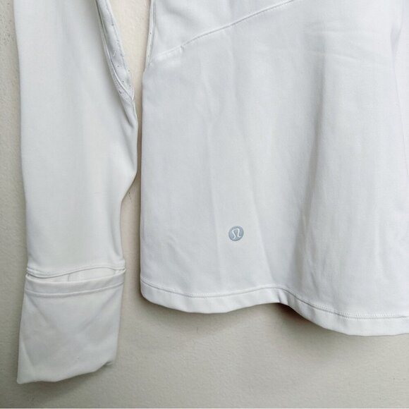 Lululemon Womens Size  6 Sleek Essentials Jacket White - Picture 13 of 16